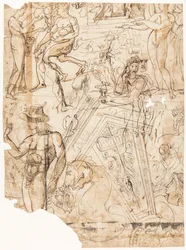 Verso: Figure e dettagli architettonici